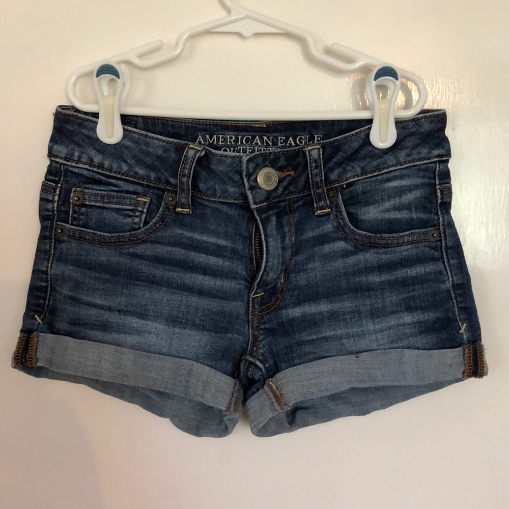 Denim shorts